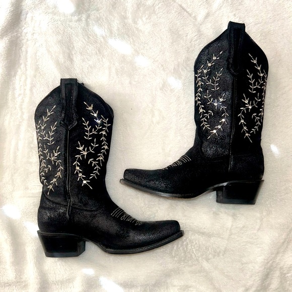 Women’s western black boots, JB Dillon,  Size 7.5 - Picture 3 of 11